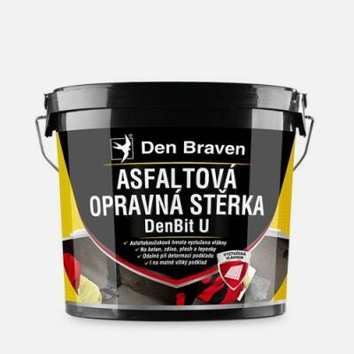 Stěrka asfaltová opravná Den Braven DenBit U – 5 kg